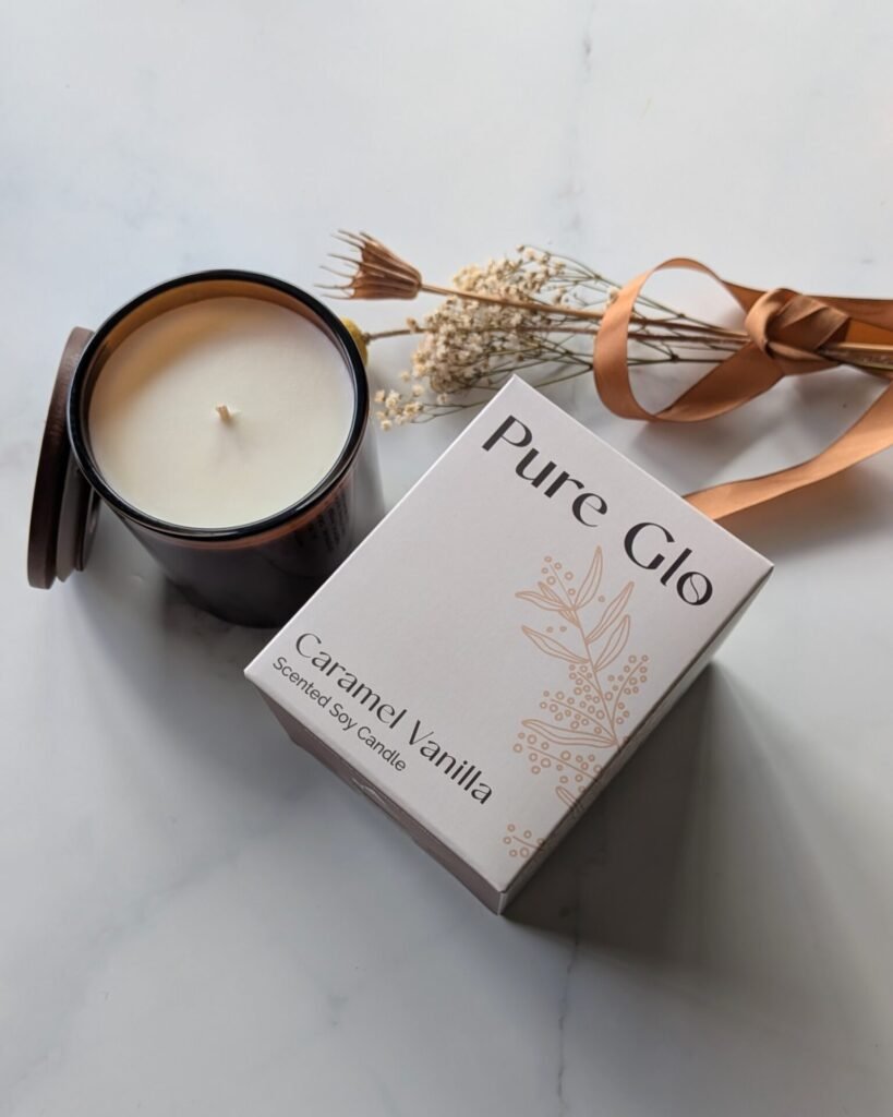 Candle (Amber) - Caramel Vanilla