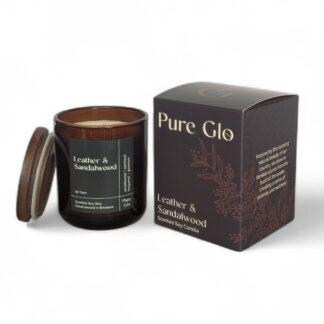 Candle (Amber) - Leather Sandalwood