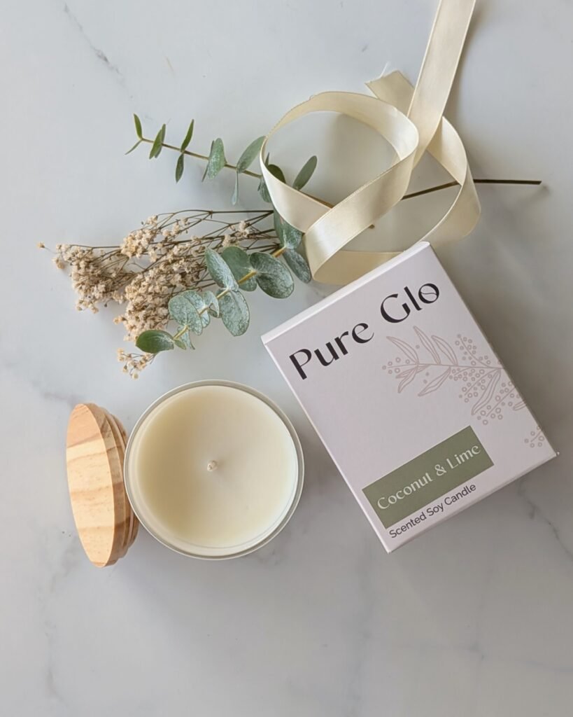 Candle (White) - Coconut Lime