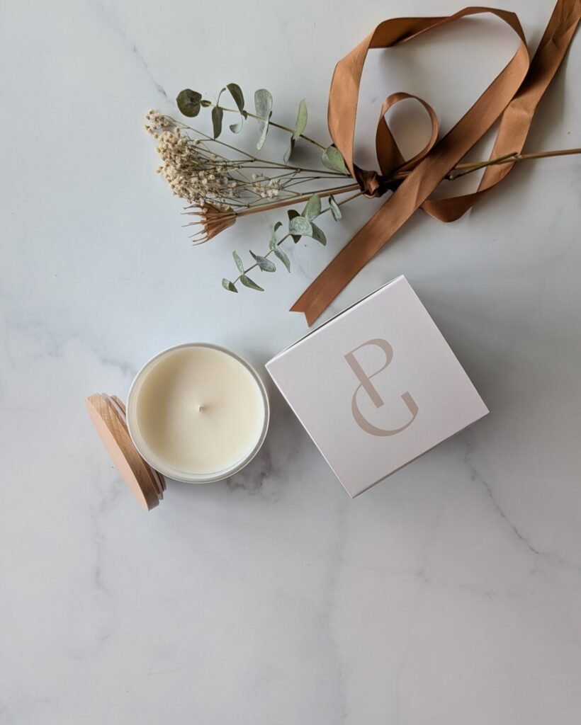 Candle (White) - Florals and Honey
