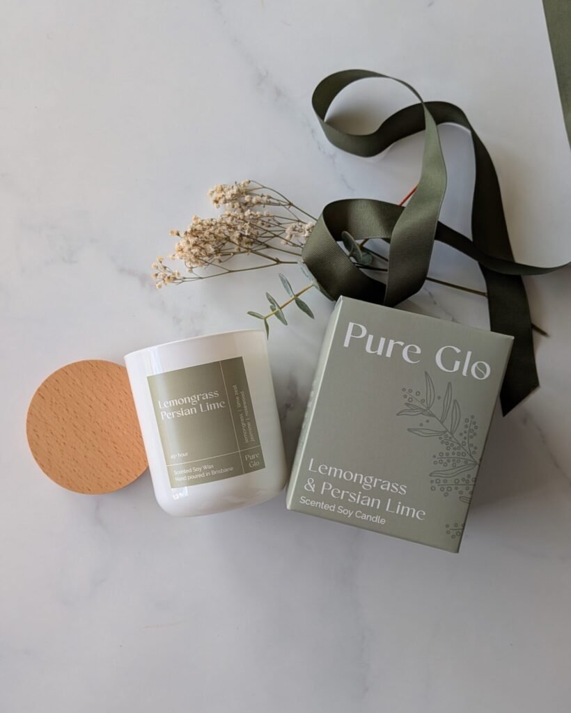 Candle (White) - Lemongrass Persian Lime
