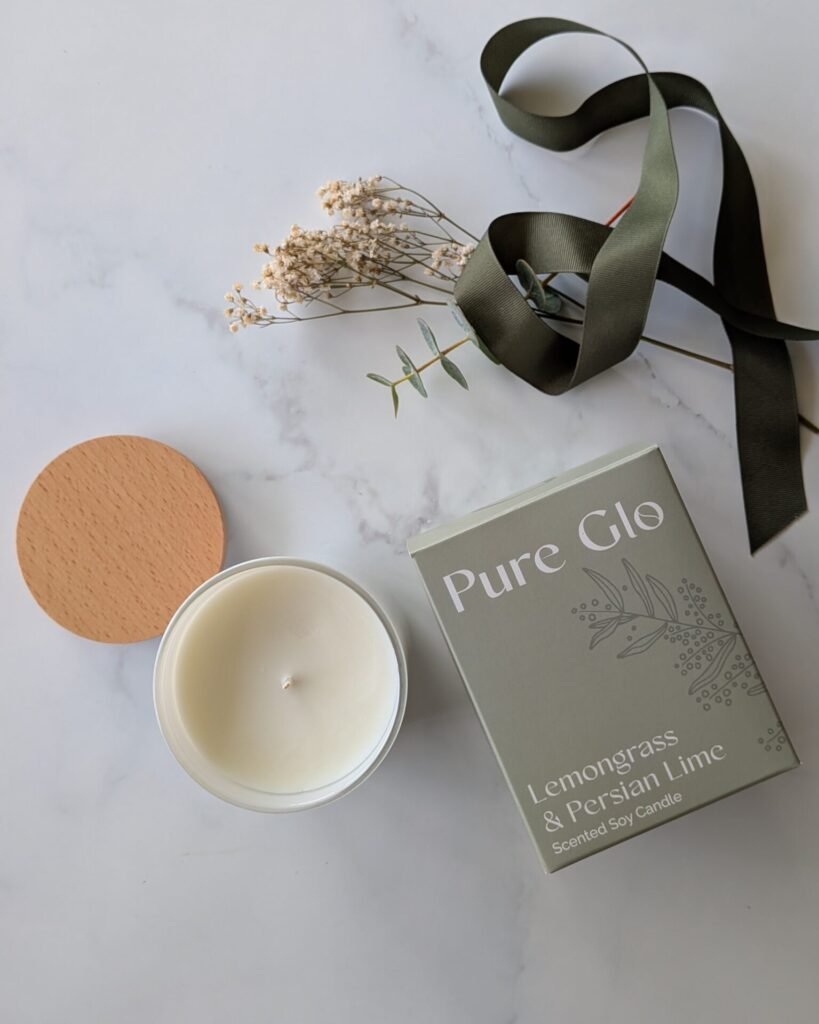 Candle (White) - Lemongrass Persian Lime