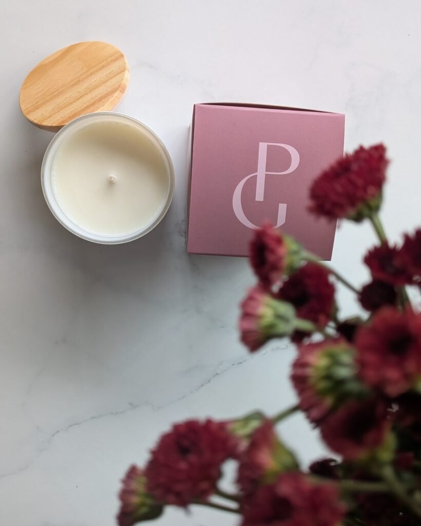 Candle (White) - Lychee Peony