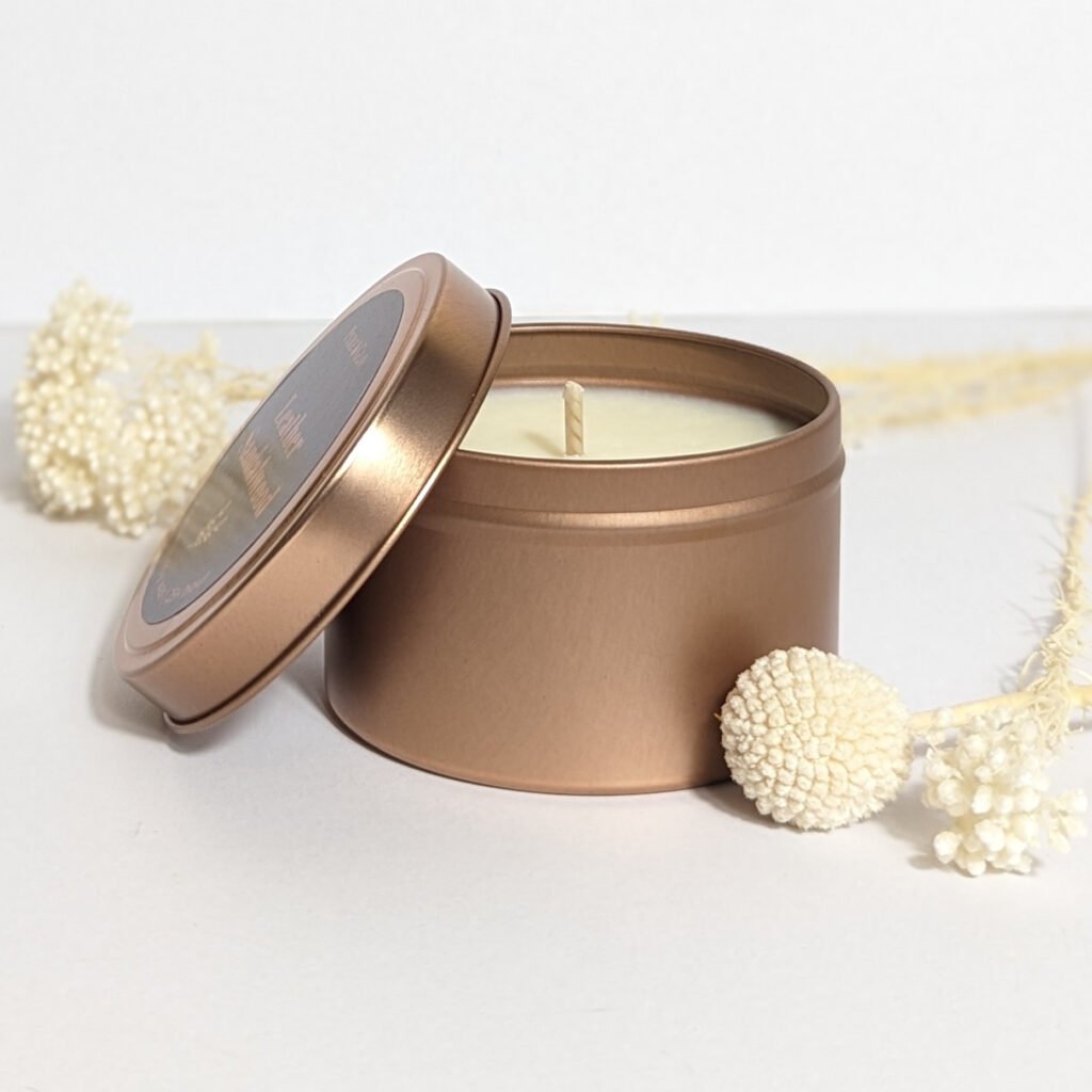 Travel Tin - Leather Sandalwood