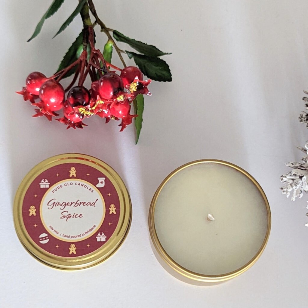 Christmas gold travel tin - Gingerbread Spice